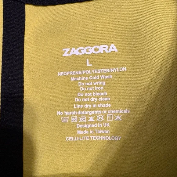 Zaggora | Thermo Fit Hot Yoga/ Workout Slimwear Crop Pants Neoprene- slimming - Picture 3 of 6